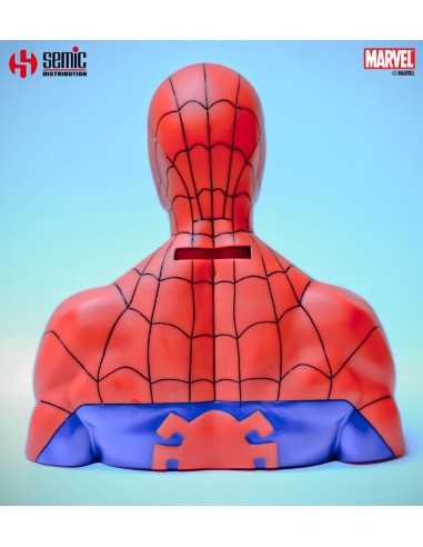 Marvel Comics Coin Bank Spider-Man 17 cm back