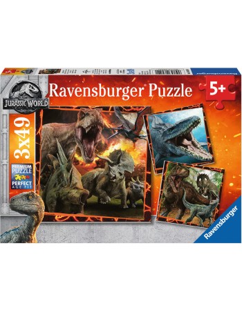 Παζλ 3x49 κομμάτια Jurassic World
