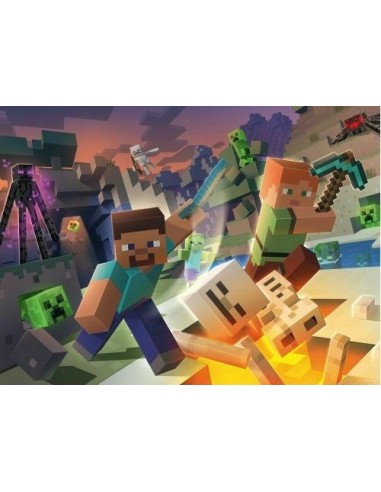 Puzzle 100 pcs Monster Minecraft