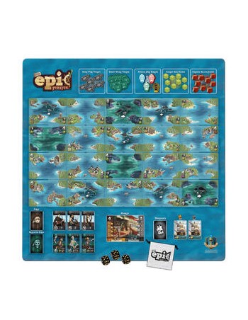 Tiny Epic Pirates Game Mat