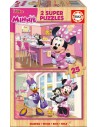 Puzzle Wooden 2x25pcs Minnie Happy Helpers