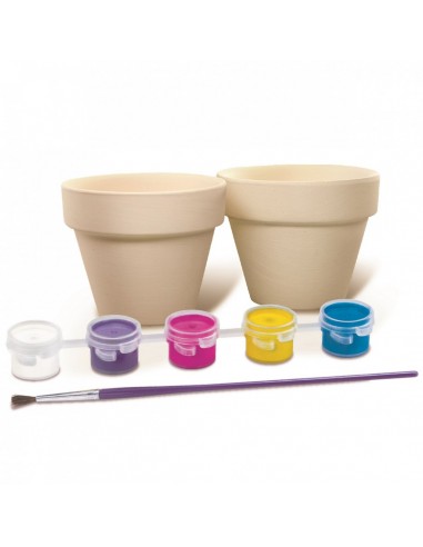 Paint your own terracota Flower Pots