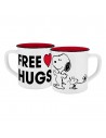 Peanuts enamel look Free Hugs Ceramic Mug