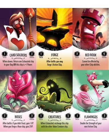 Wonderland's Wars cards