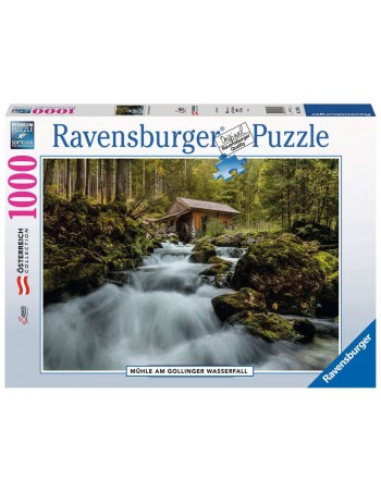 Puzzle 1000pcs - Mill At The Gollinger Waterfall