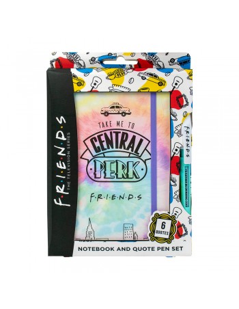 Friends Notebook & Pen Set – Tie Dye