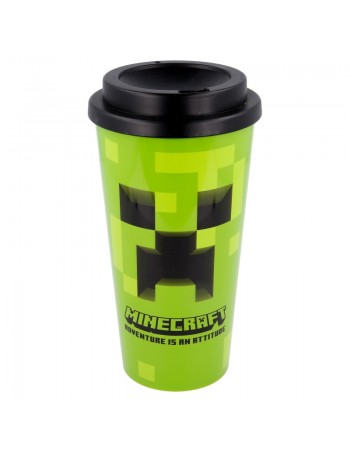Minecraft Coffee Cup with lid 520ml