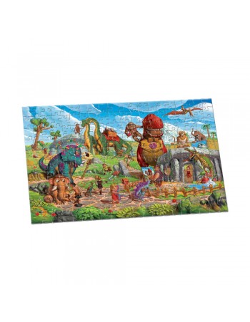 Comic Puzzle 200pcs Dinosaurs 2