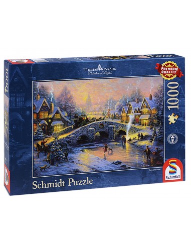 Puzzle 1000pcs Kinkade Spirit of Christmas