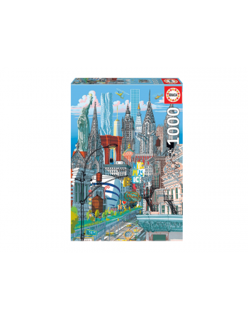 Puzzle 1000pcs New York, Carlo Stanga
