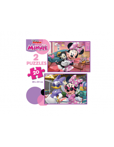 Puzzle 2x20pcs Minnie
