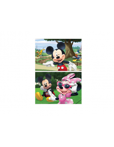 Puzzle 2x48pcs Mickey & Friends
