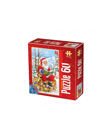 Puzzle 60pcs Christmas Reading to Animals