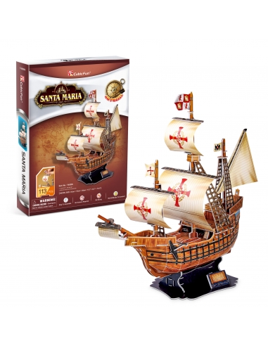 Puzzle 3D 113pcs Santa Maria