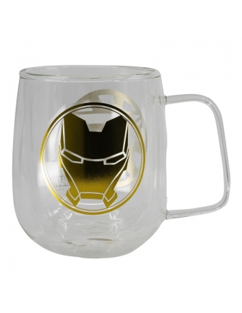 Mug Glass Double Walled 290 ml Marvel 2