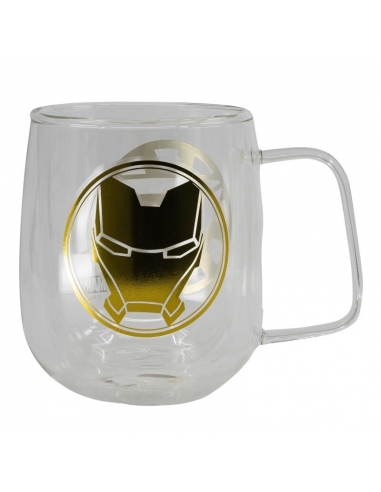 Mug Glass Double Walled 290 ml Marvel