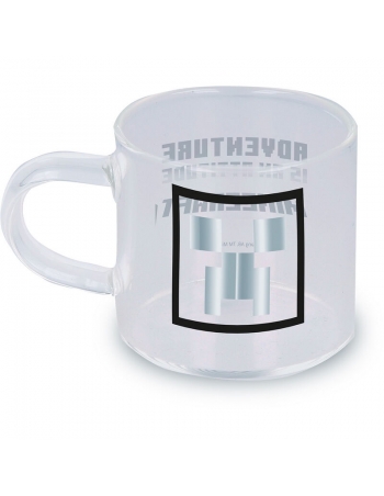Minecraft Creeper Expresso glass Mug Set 2