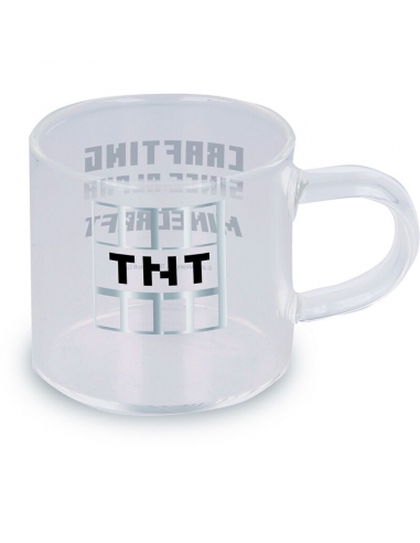 Minecraft Creeper Expresso glass Mug Set