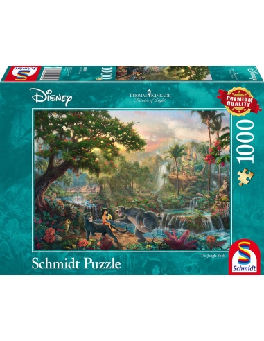Παζλ 1000 κομμάτια Kinkade Disney - Βιβλίο της Ζούγκλας