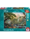 Puzzle 1000pcs Kinkade Disney - Jungle Book