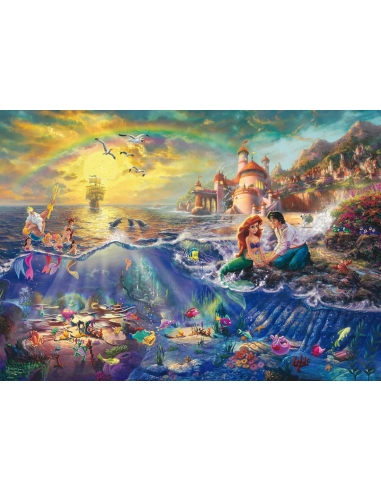 Παζλ 1000 κομμάτια Kinkade Disney - Η μικρή Γοργόνα