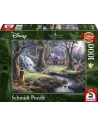 Puzzle 1000pcs Kinkade Disney - Snow White