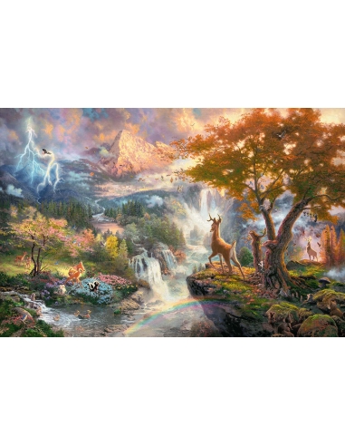 Παζλ 1000 κομμάτια Kinkade Disney - Bambi