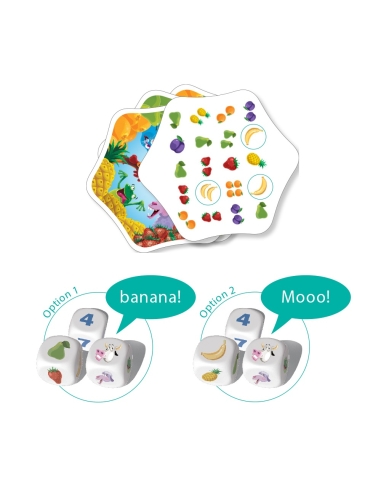 FlexiQ Dice and Card Game "Make a Mooove!"