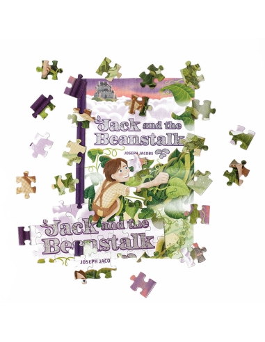 Jack and the Beanstalk – 96 Piece Double-Sided Jigsaw Jack and the Beanstalk – 96 Piece Double-Sided Jigsaw