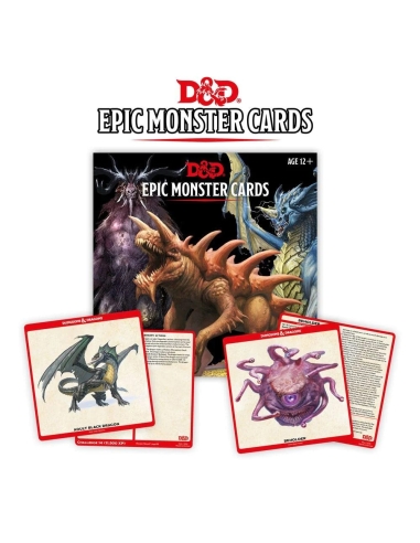 D&D Monster Cards - Epic Monsters (77 cards) - EN
