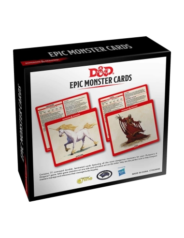 D&D Monster Cards - Epic Monsters (77 cards) - EN