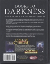 Call of Cthulhu RPG - Doors to Darkness - EN