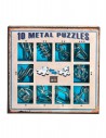 10 Metal Puzzles - Blue Set
