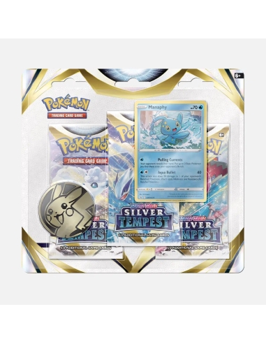 Sword & Shield 12 Silver Tempest 3-pack Blister Display - EN