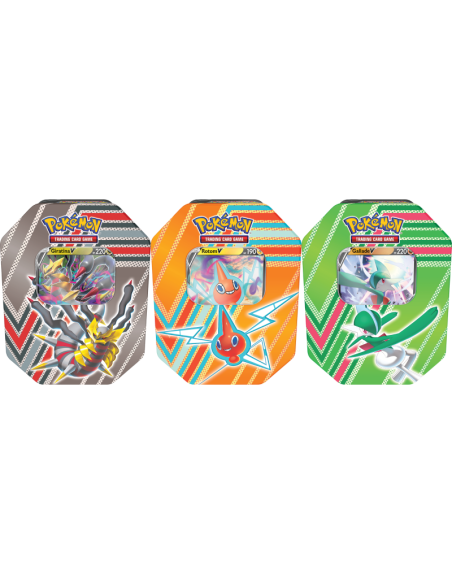 Pokemon Trading Card Game Hidden Potential Giratina V Tin Set [5 Booster  Packs, Foil Promo Card & More]