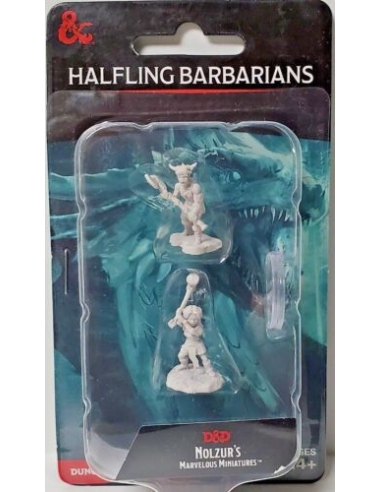 D&D NOLZUR'S MARVELOUS MINIATURES: HALFLING BARBARIANS