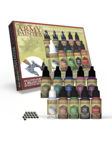 THE ARMY PAINTER - WARPAINTS METALLIC COLOURS PAINT SET THE ARMY PAINTER - WARPAINTS METALLIC COLOURS PAINT SET