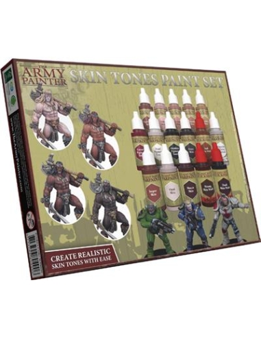 THE ARMY PAINTER - SKIN TONES PAINT SET