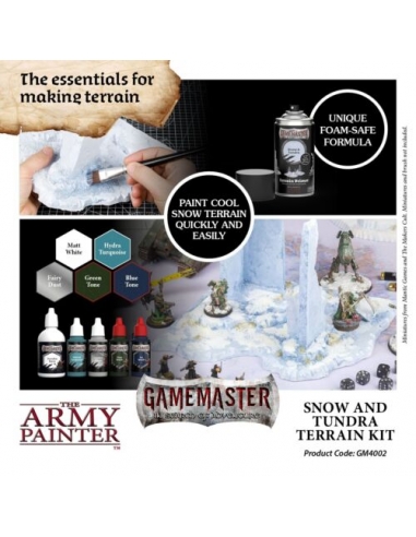 THE ARMY PAINTER - GAMEMASTER: SNOW & TUNDRA TERRAIN KIT