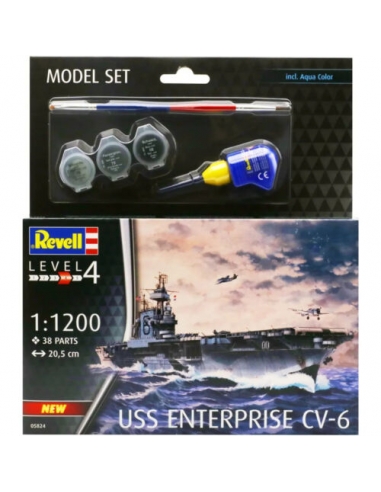 REVELL: MODEL SET USS ENTERPRISE CV-6