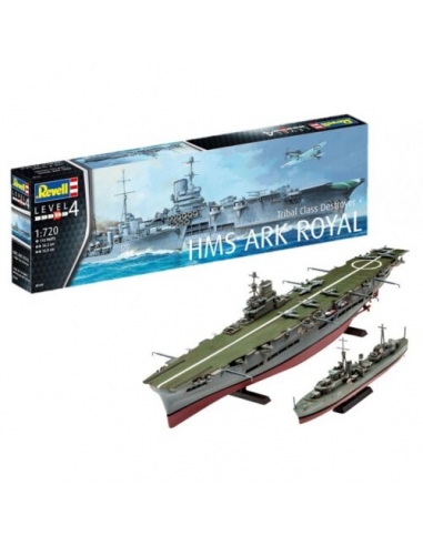 Revell: HMS Ark Royal & Tribal Class Destroyer - 1:720