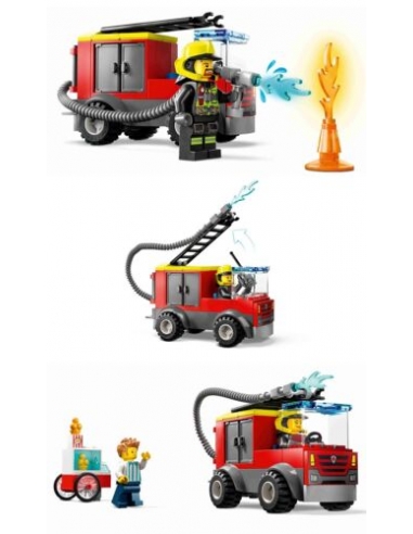LEGO Fire Station and Fire Truck